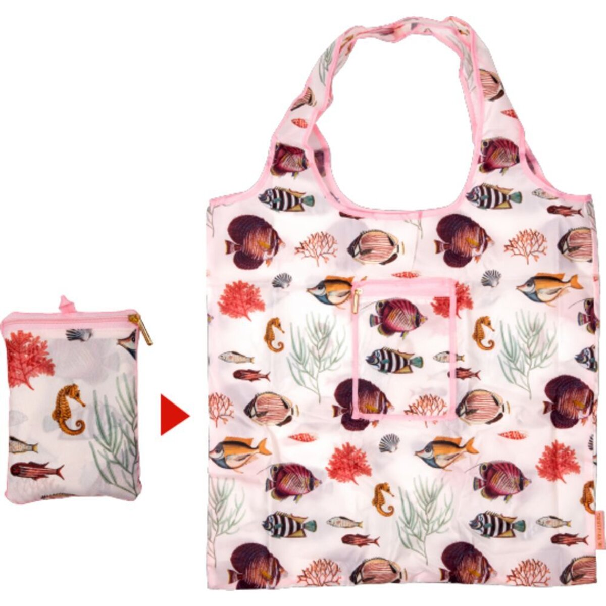 Die Spiegelburg Faltshopper Fische, hell - I love my Ocean