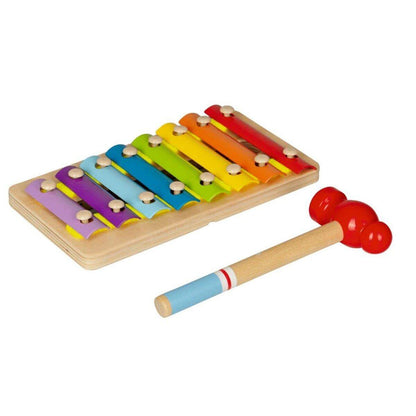 Die Spiegelburg Klopfbank mit Glockenspiel Die Lieben Sieben
