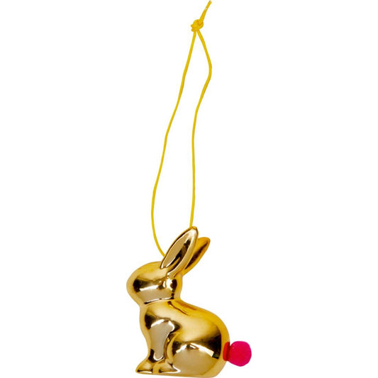 Die Spiegelburg Puschelhäschen-Anhänger Frohe Ostern, 1 Stück, 3-fach sortiert