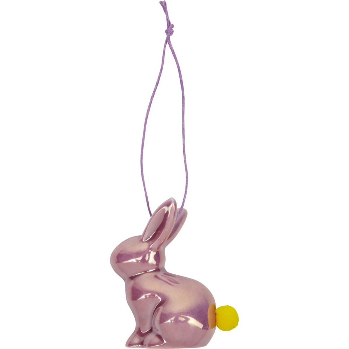 Die Spiegelburg Puschelhäschen-Anhänger Frohe Ostern, 1 Stück, 3-fach sortiert