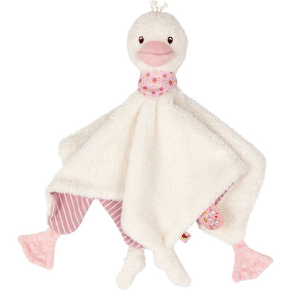 Die Spiegelburg Schnuffeltuch Gans, rosa - BabyGlück