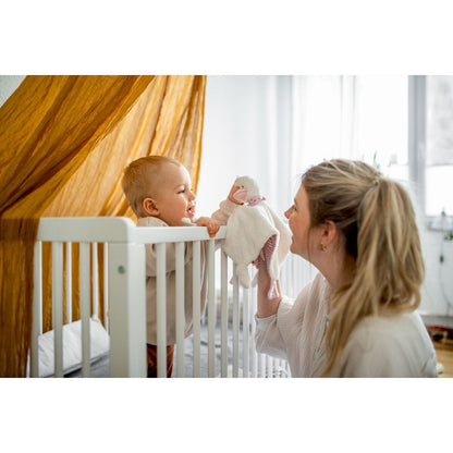Die Spiegelburg Schnuffeltuch Gans, rosa - BabyGlück