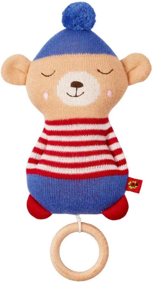 Die Spiegelburg Strick-Spieluhr Teddy BabyGlück