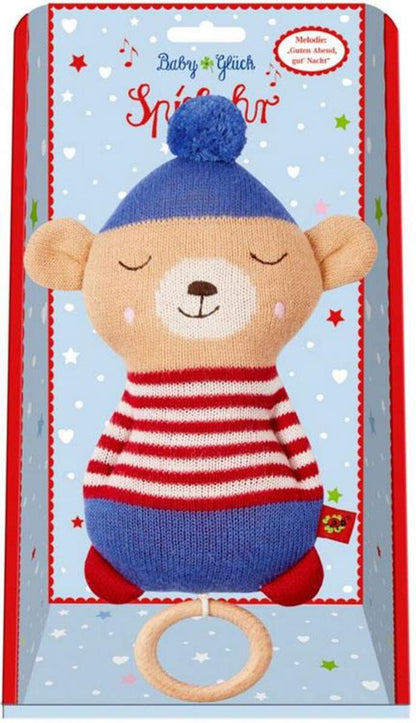Die Spiegelburg Strick-Spieluhr Teddy BabyGlück