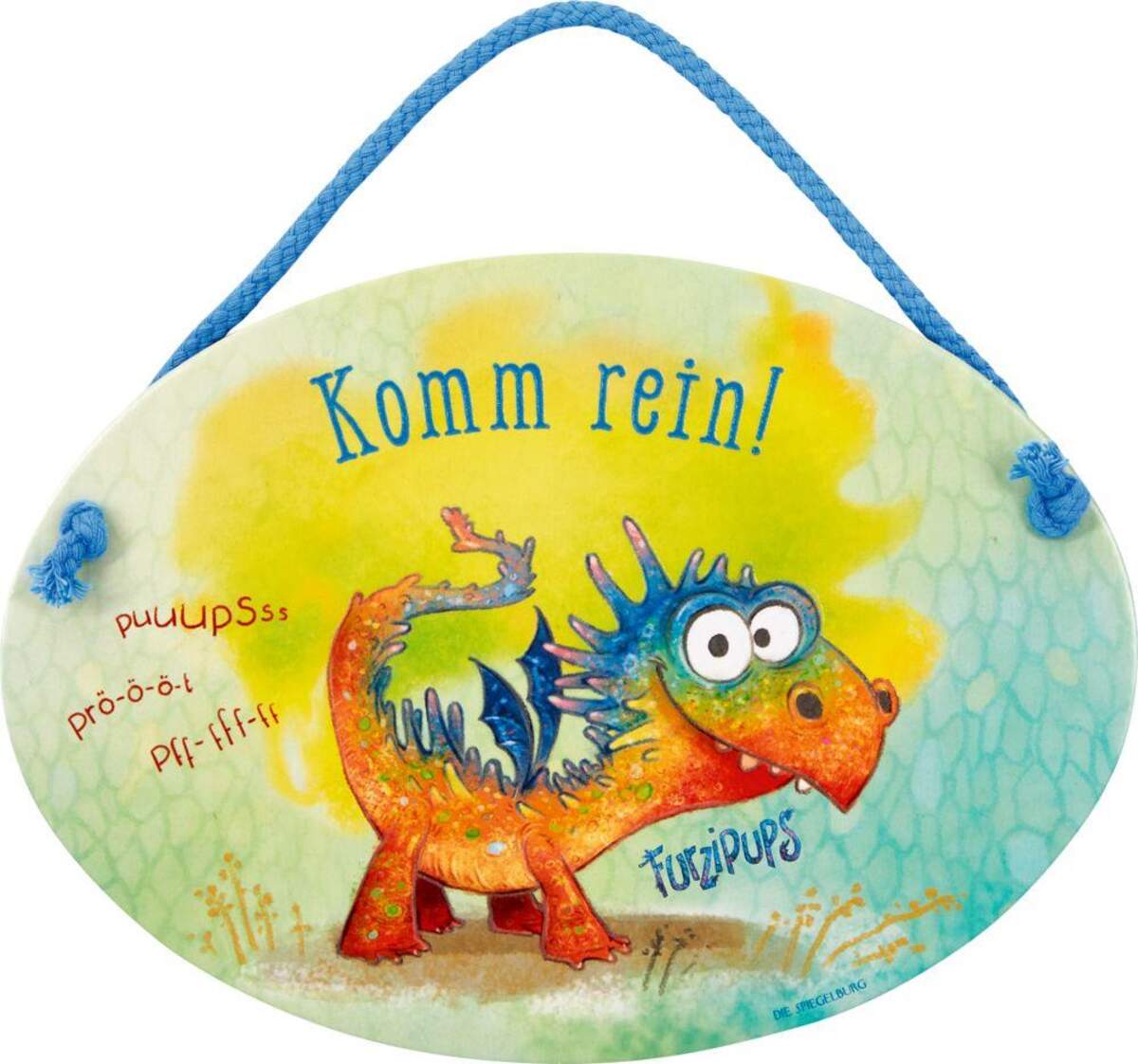 Die Spiegelburg Türschild (Nachtleuchtend) Furzipups