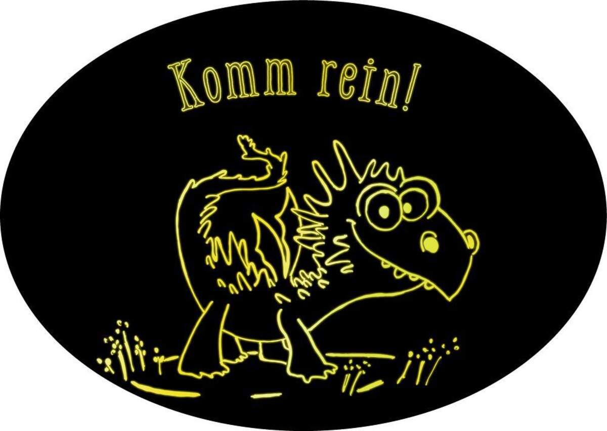 Die Spiegelburg Türschild (Nachtleuchtend) Furzipups