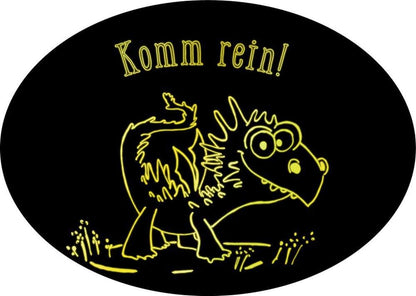 Die Spiegelburg Türschild (Nachtleuchtend) Furzipups
