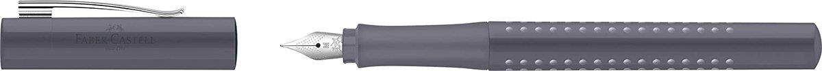 Faber-Castell - Füller Grip 2010, Federstärke M, dapple gray
