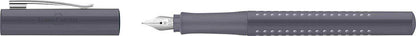 Faber-Castell - Füller Grip 2010, Federstärke M, dapple gray