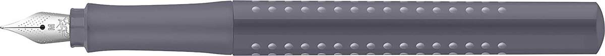 Faber-Castell - Füller Grip 2010, Federstärke M, dapple gray