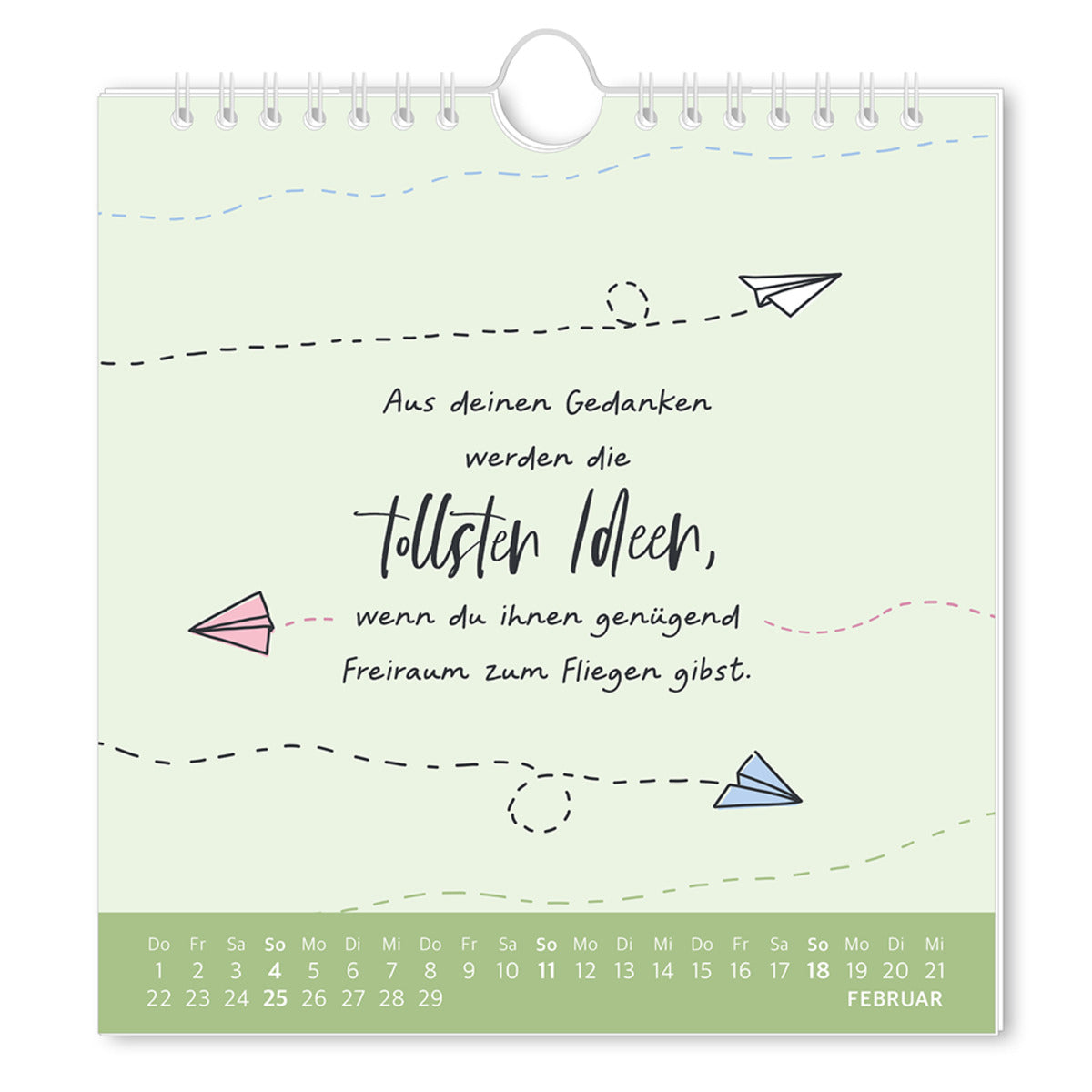 Grafik Werkstatt Postkartenkalender 2024 Der beste Tag