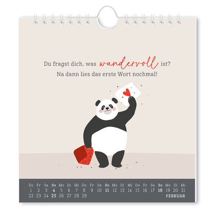 Grafik Werkstatt Postkartenkalender 2024 Dieses Jahr wird zauberhaft