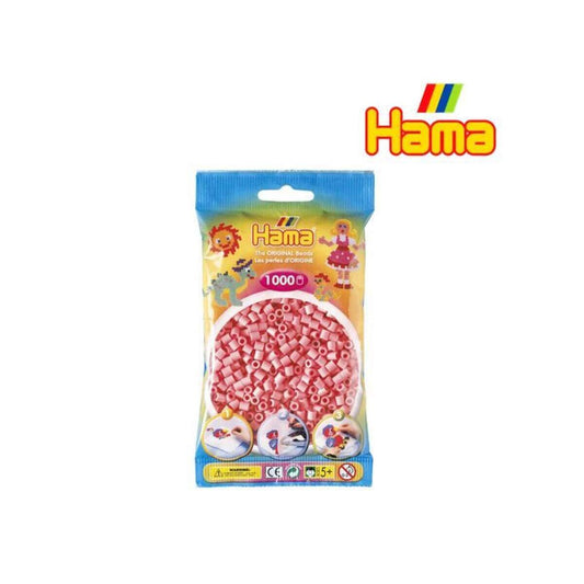 Hama Bügelperlen Midi Hellrot, 1000 Stück