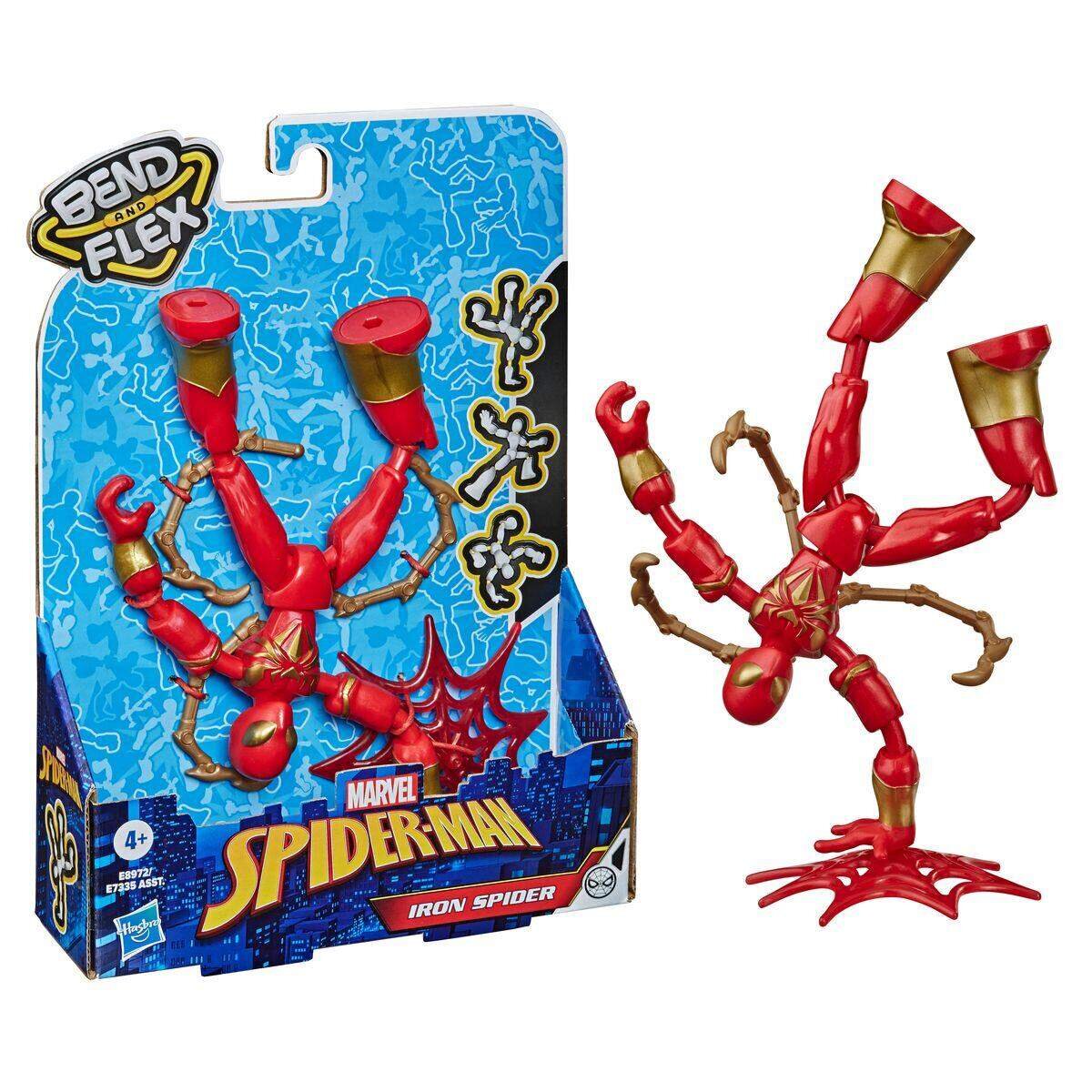 Hasbro Marvel Spider-Man Bend and Flex Sortiment, 1 Stück, 5-fach sortiert