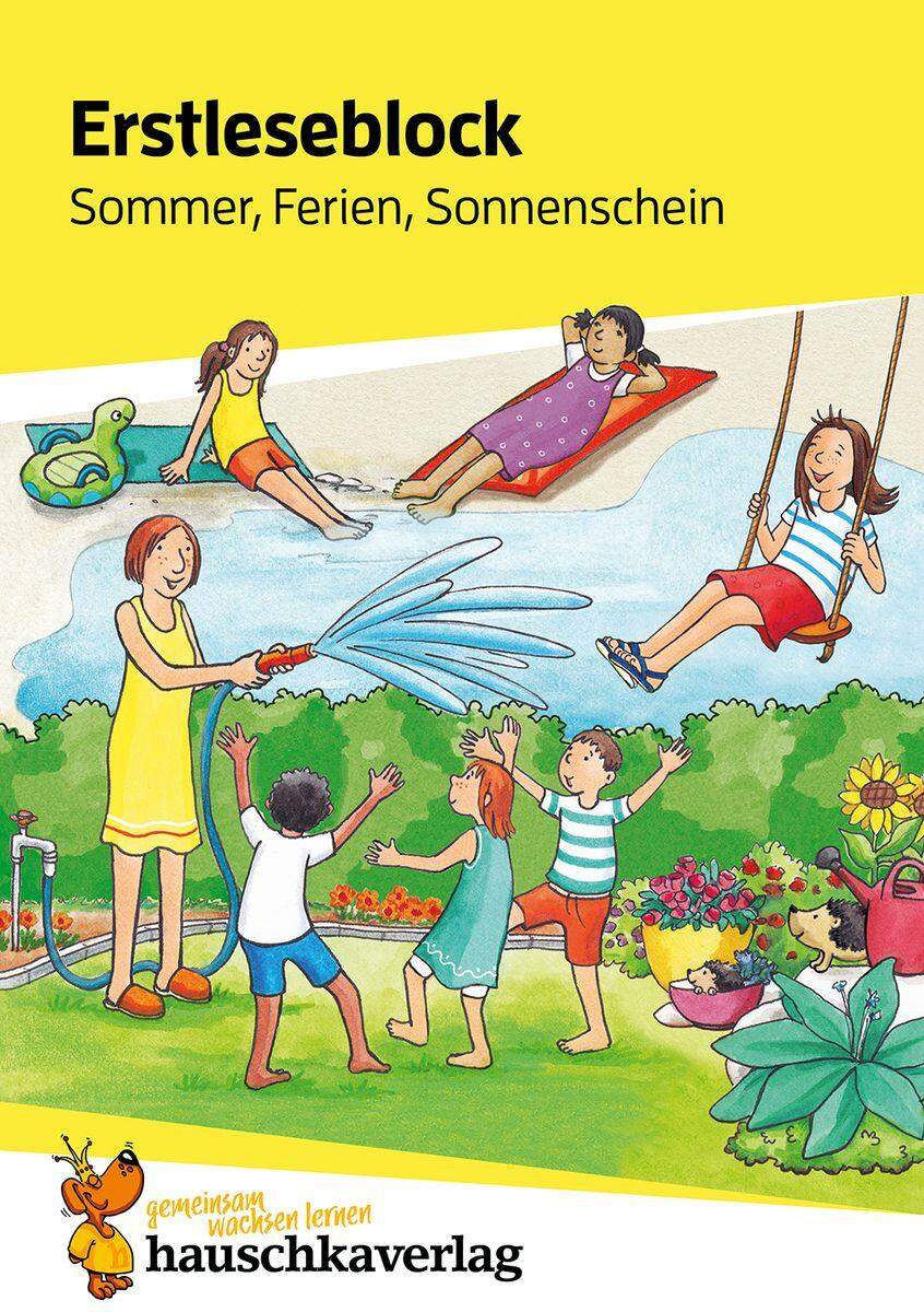 Hauschka Verlag Erstleseblock - Sommer, Ferien, Sonnenschein, A5-Block