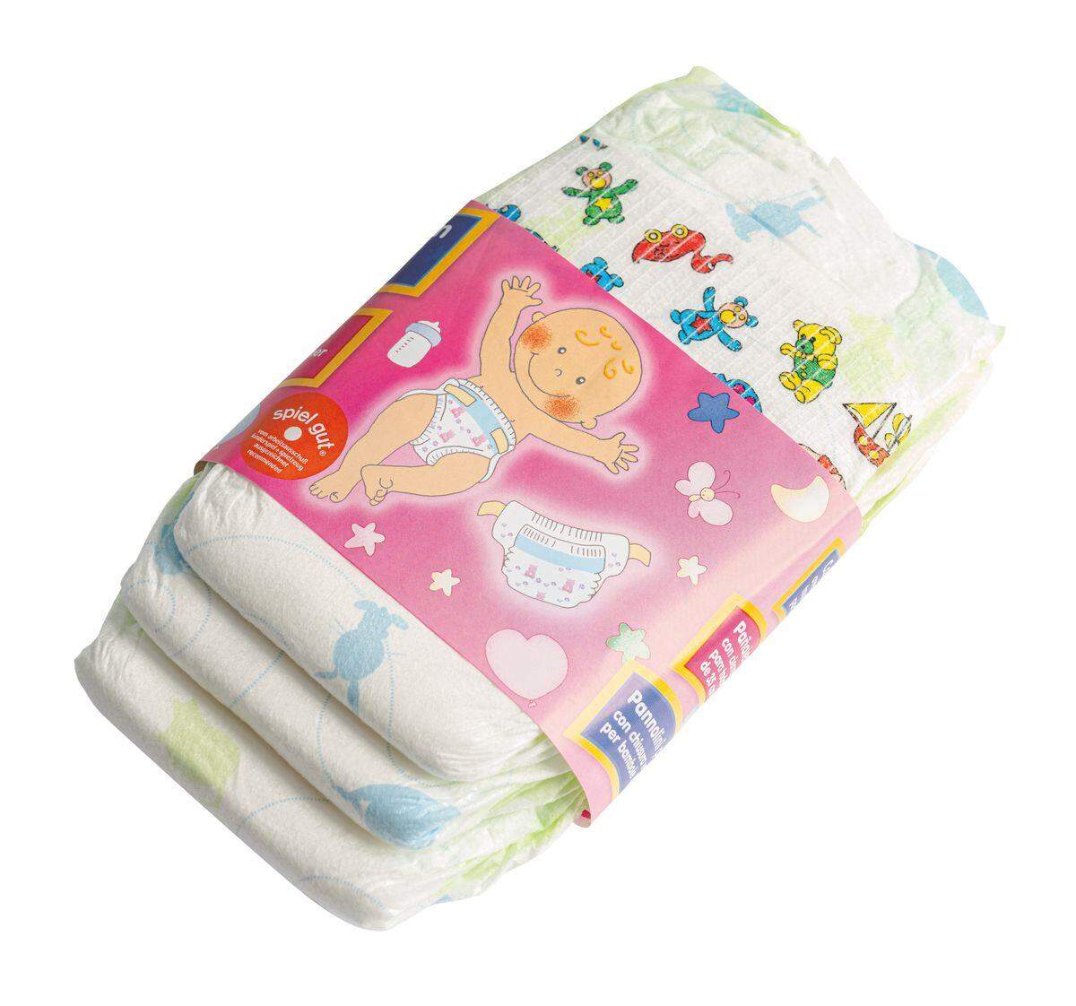 Heless Puppenwindeln, 3 Stück, Gr. 35-50 cm