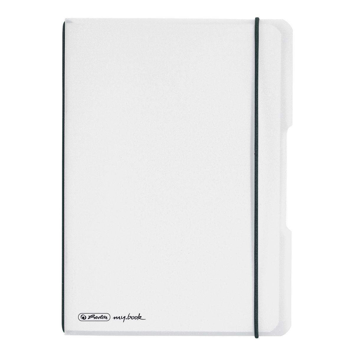 Herlitz Notizheft PP A5 Flex transparent kariert