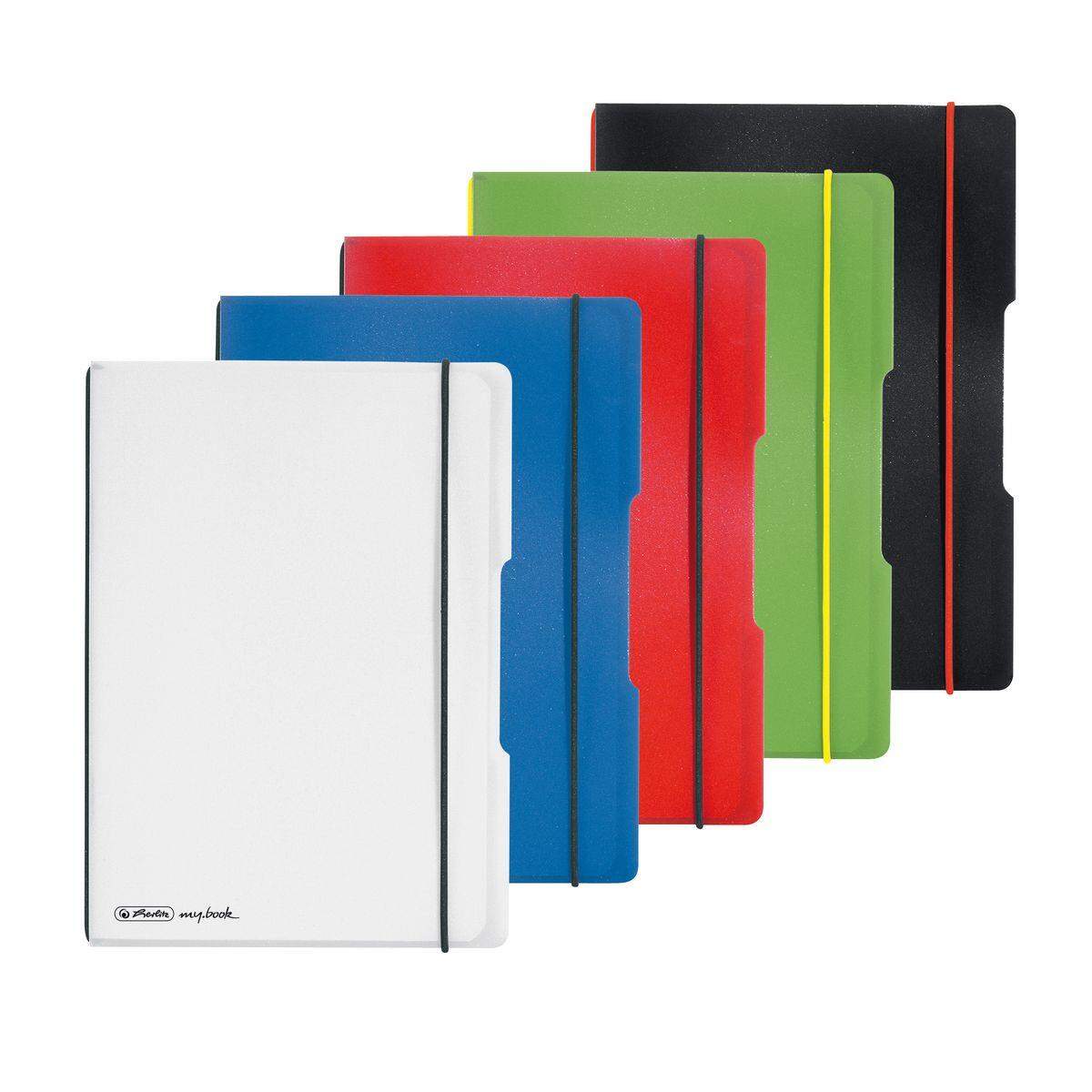 Herlitz Notizheft PP A5 Flex transparent kariert