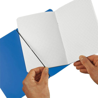 Herlitz Notizheft PP A5 Flex blau kariert 40 Blatt