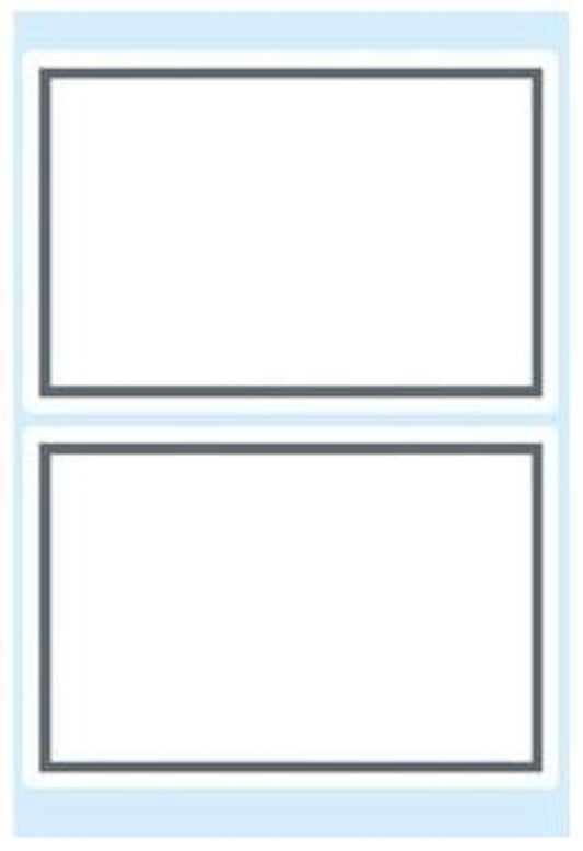HERMA Schuletiketten, grauer Rand, 82 x 55mm