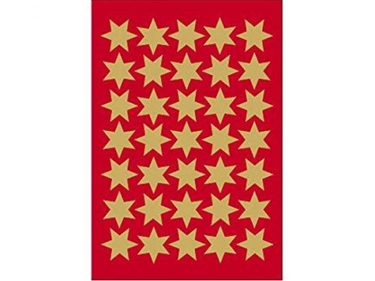 HERMA Weihnachtssticker Sterne 8,4x12cm