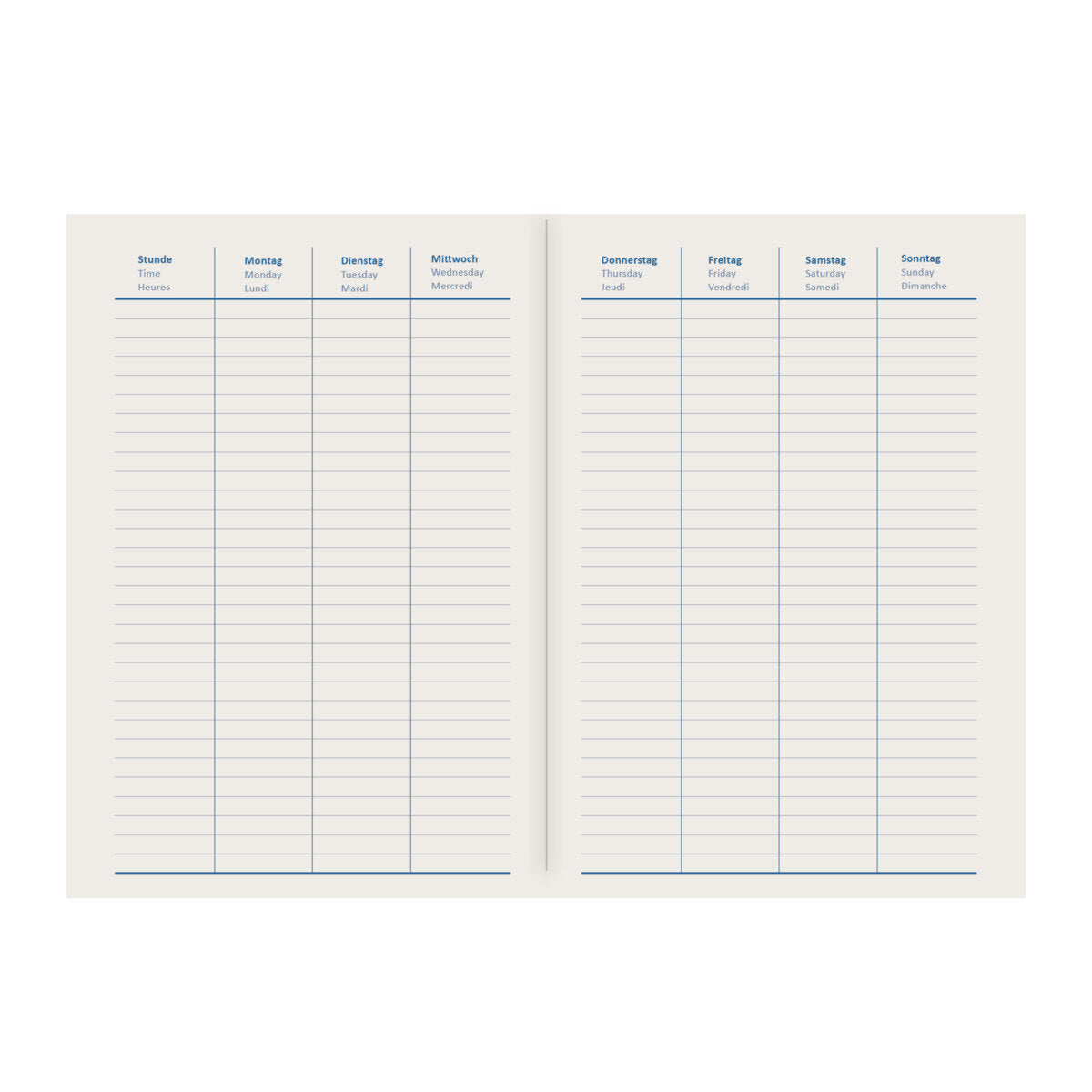 Idena Agenda A5 2024 Sparkle grau FSC-Mix