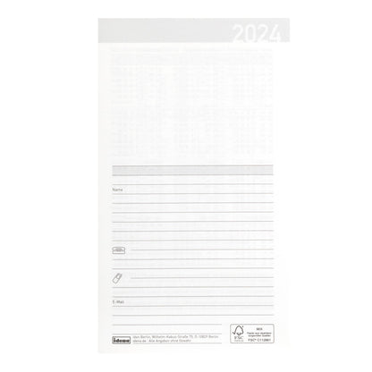 Idena Taschenplaner 2024 classic blau FSC-Mix