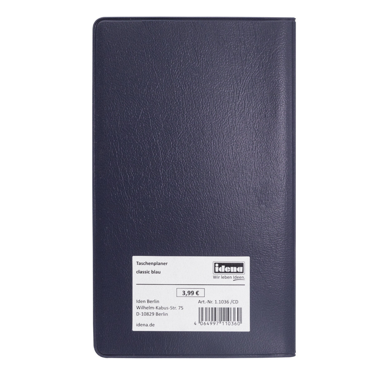 Idena Taschenplaner 2024 classic blau FSC-Mix