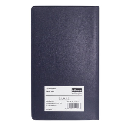 Idena Taschenplaner 2024 classic blau FSC-Mix