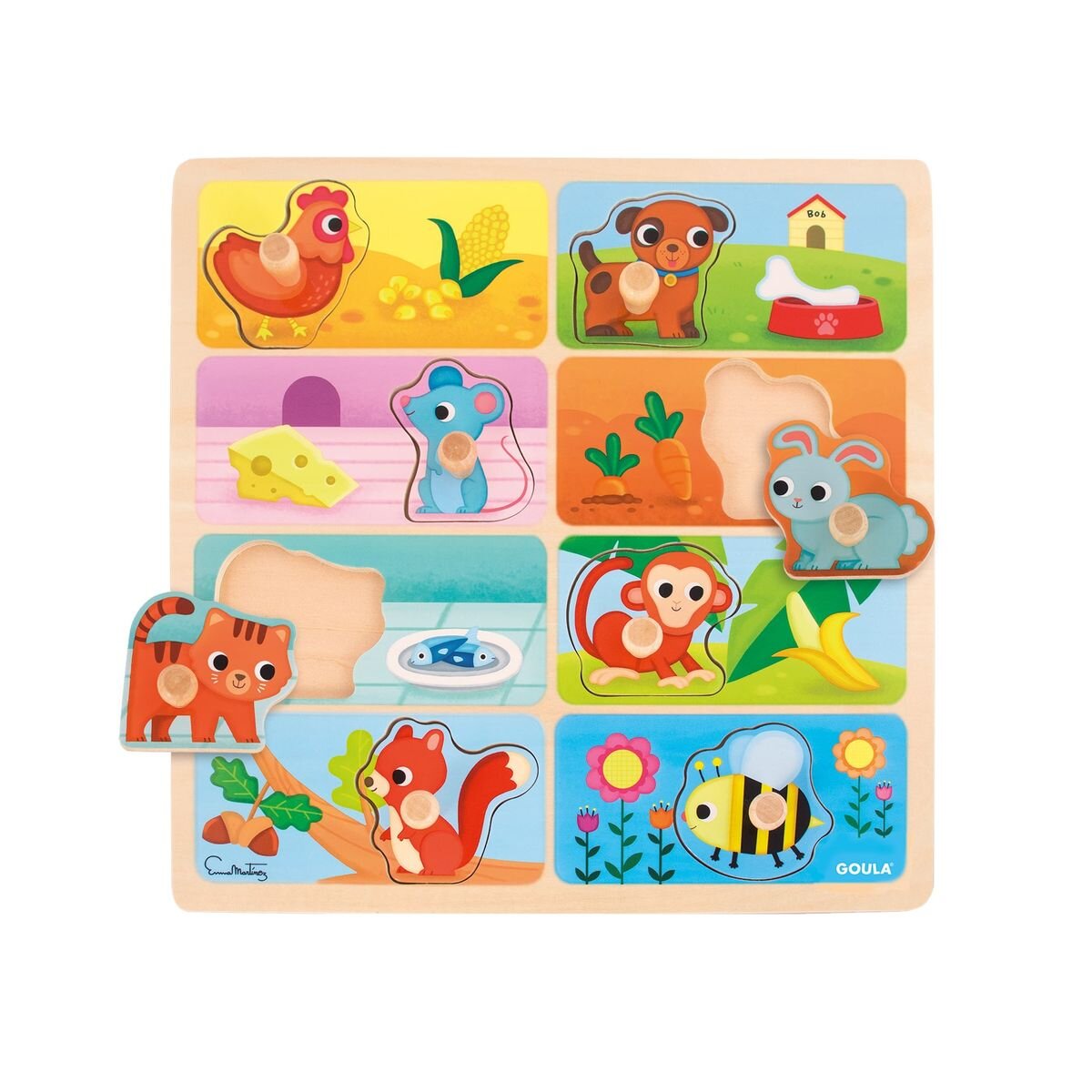 Jumbo Spiele GOULA Mein Lieblingsessen-Puzzle