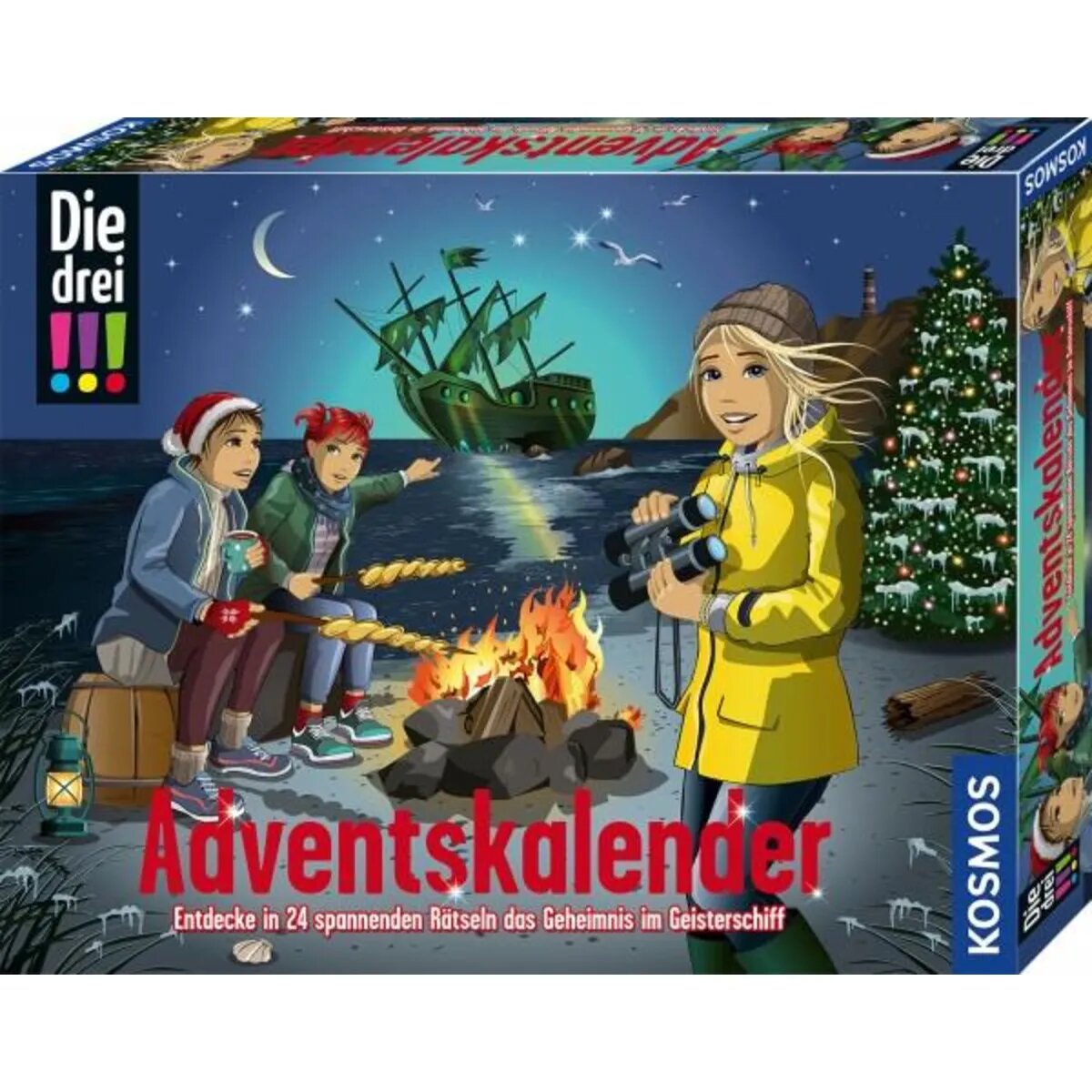 KOSMOS Die drei!!!- Adventskalender - Geheimnis im Geisterschiff