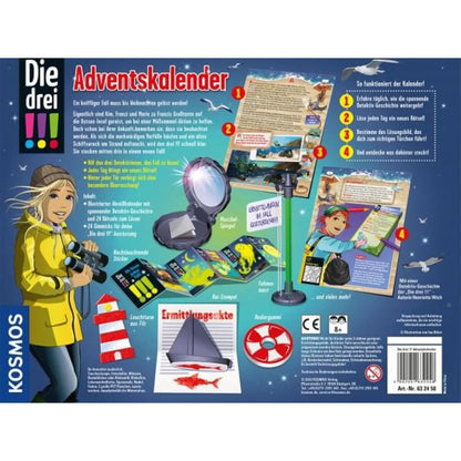 KOSMOS Die drei!!!- Adventskalender - Geheimnis im Geisterschiff