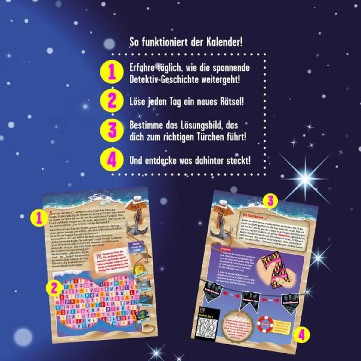 KOSMOS Die drei!!!- Adventskalender - Geheimnis im Geisterschiff