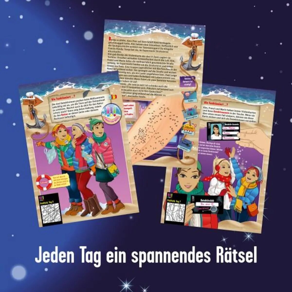 KOSMOS Die drei!!!- Adventskalender - Geheimnis im Geisterschiff