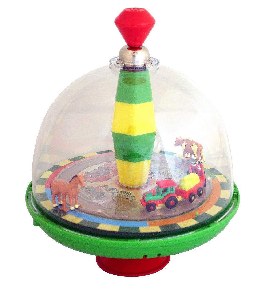 Maro Toys Brummkreisel mit kreisendem Traktor