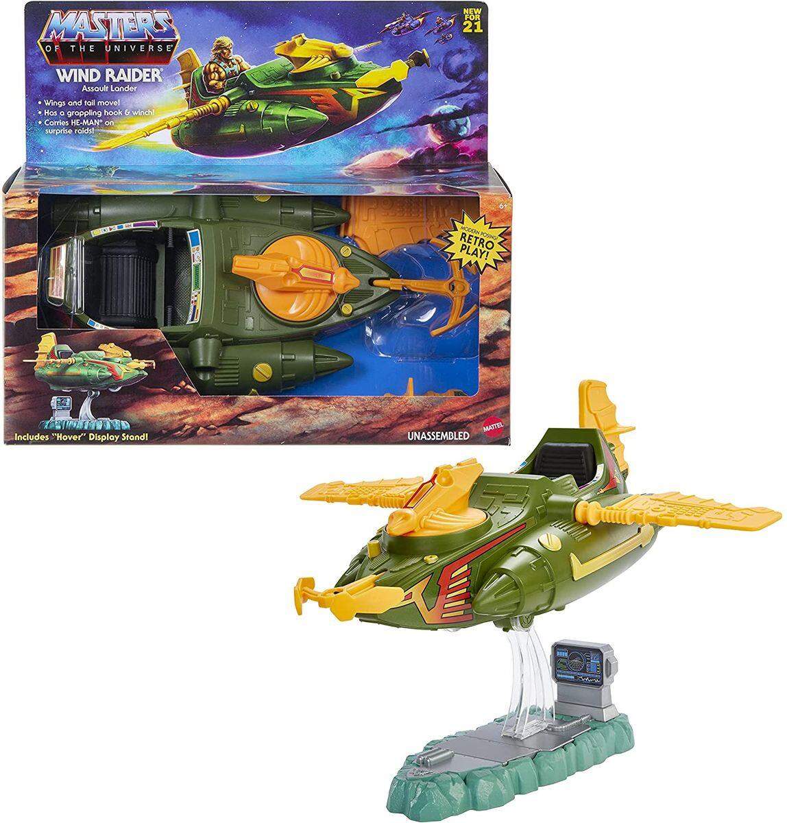 Masters of the Universe Wind Raider-Fahrzeug zum Spielen und Sammeln