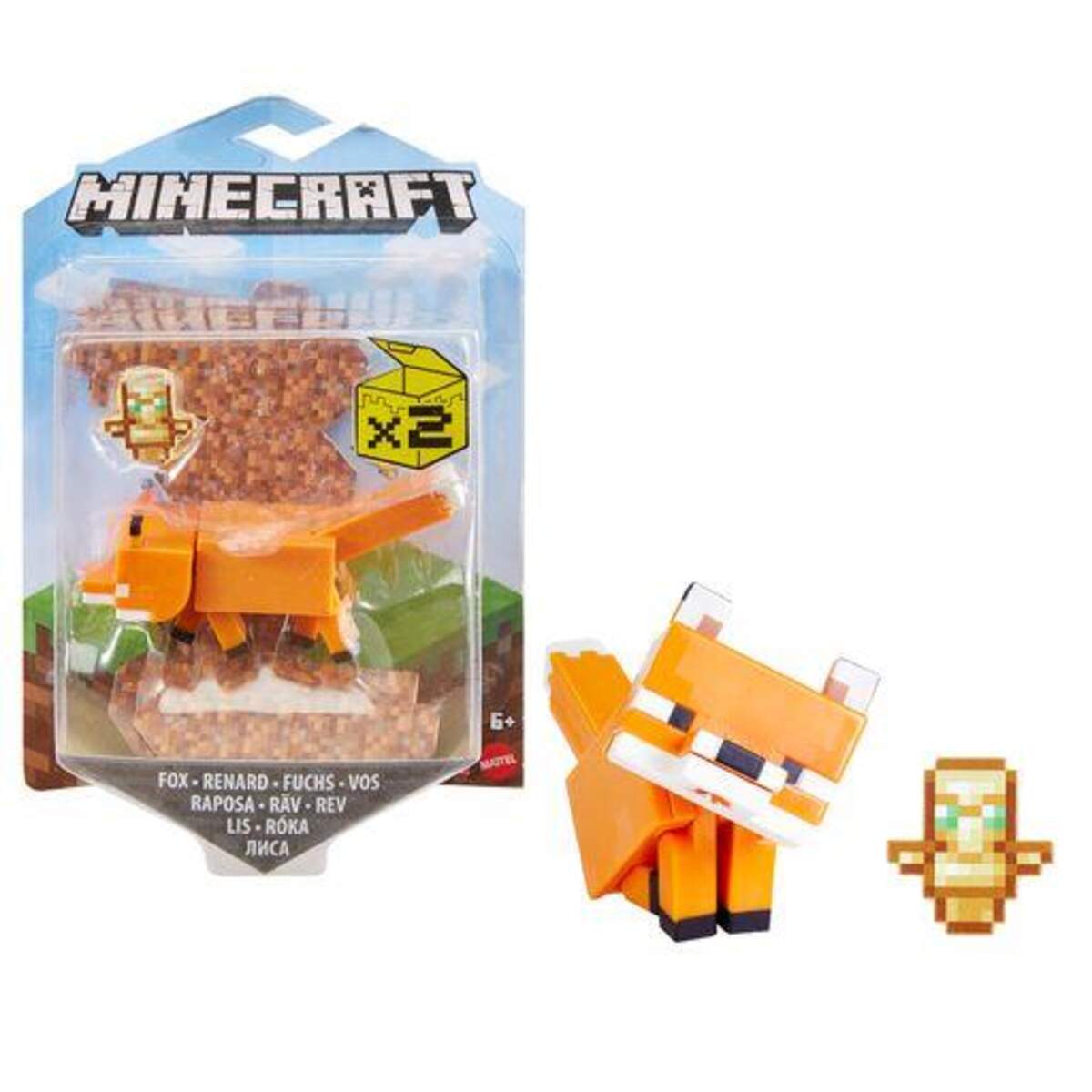 Mattel Minecraft Craft-A-Block Figuren, 1 Stück, sortiert