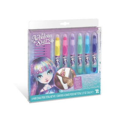 Nebulous Stars Glitzerhaar-Kreidestifte, 6er Set