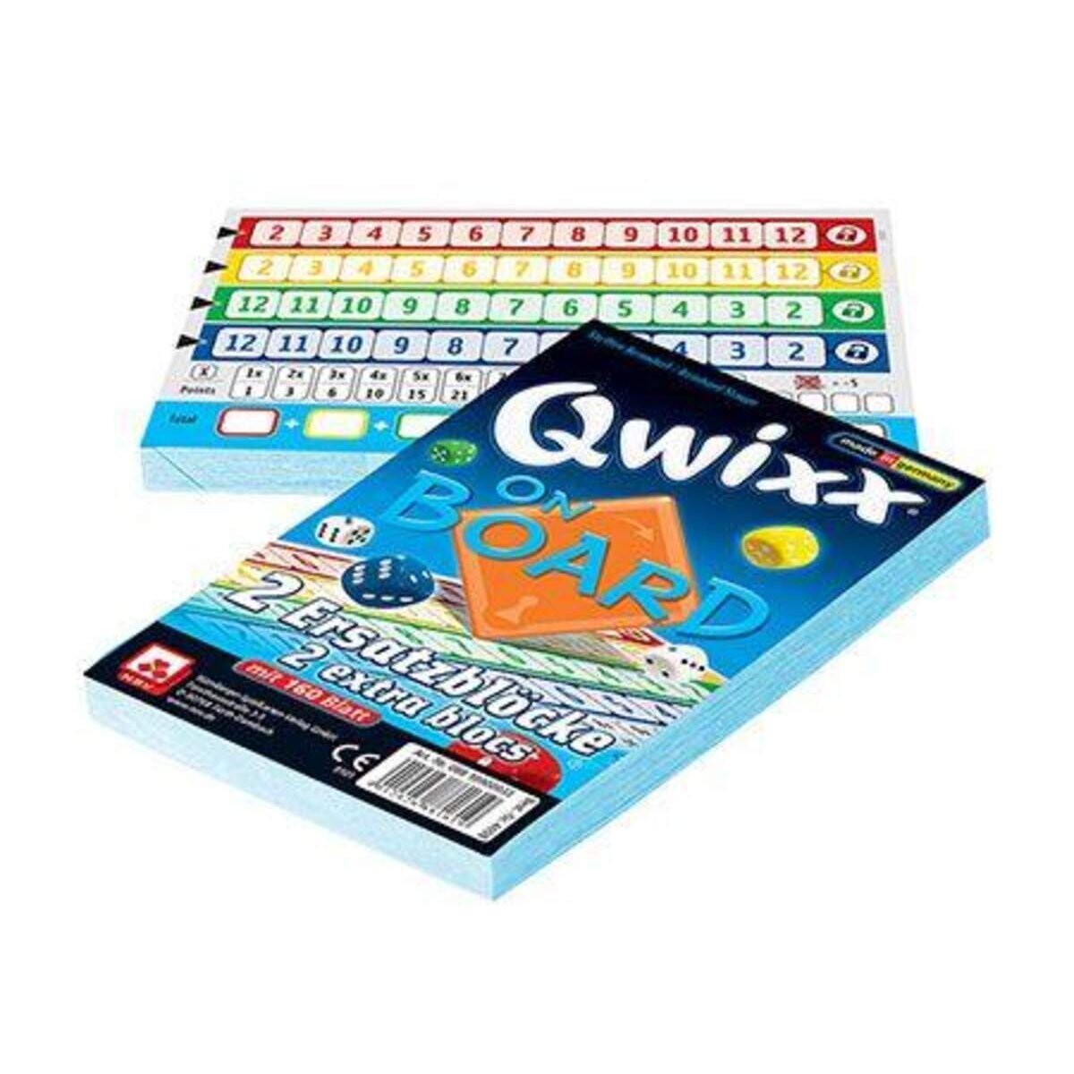NSV Qwixx - On Board - 2 Ersatzblöcke