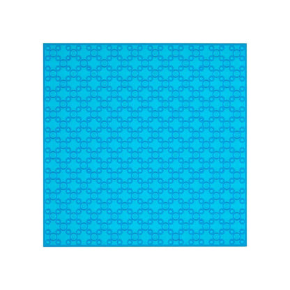 Open Bricks Baseplate 20x20 transparent blue 4