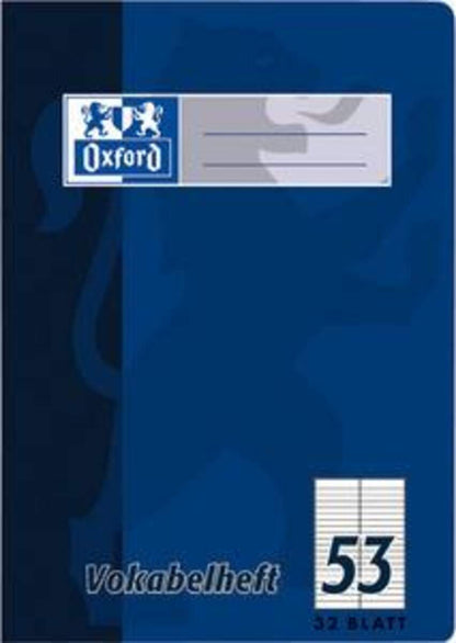 Oxford Vokabelheft A5 Lin. 53, 32 Blatt, SCRIBZEE®