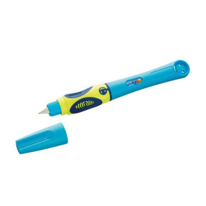 Pelikan griffix® 4 Füllhalter, neon fresh blue, links