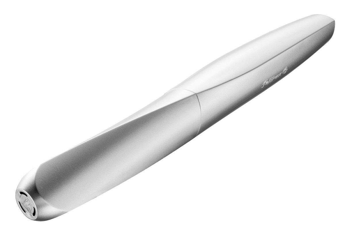 Pelikan Twist® Tintenroller Silver, universell für Rechts- und Linkshänder