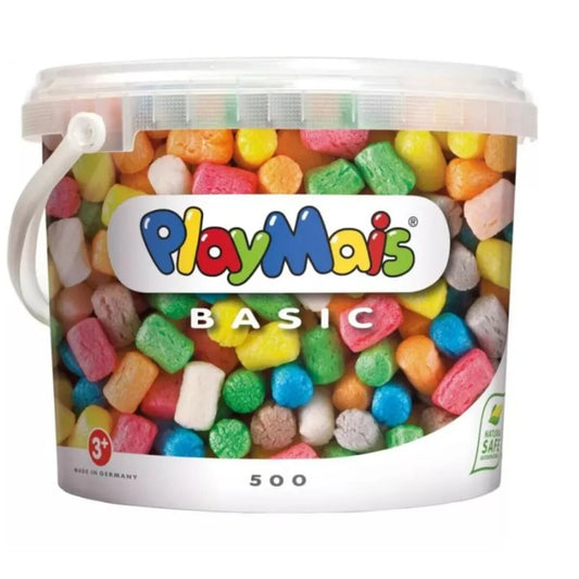 PlayMais Kleiner Eimer Basic mit 500 Stück