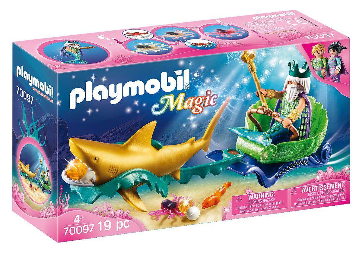 PLAYMOBIL® 70097 Magic Meereskönig mit Haikutsche