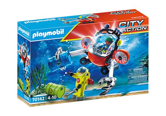 PLAYMOBIL® 70142 City Action  Seenot: Umwelteinsatz mit Tauchboot