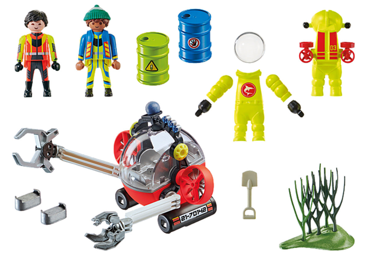 PLAYMOBIL® 70142 City Action  Seenot: Umwelteinsatz mit Tauchboot