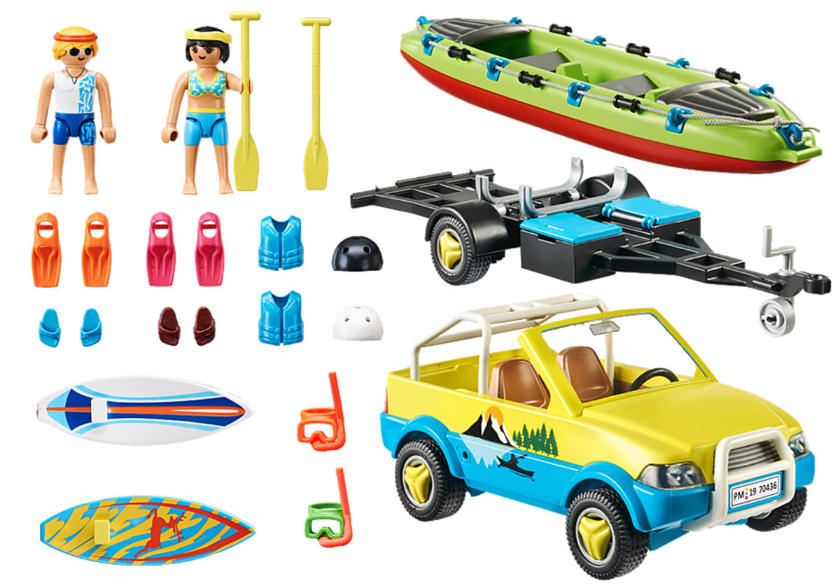 PLAYMOBIL® 70436 Family Fun Strandauto mit Kanuanhänger