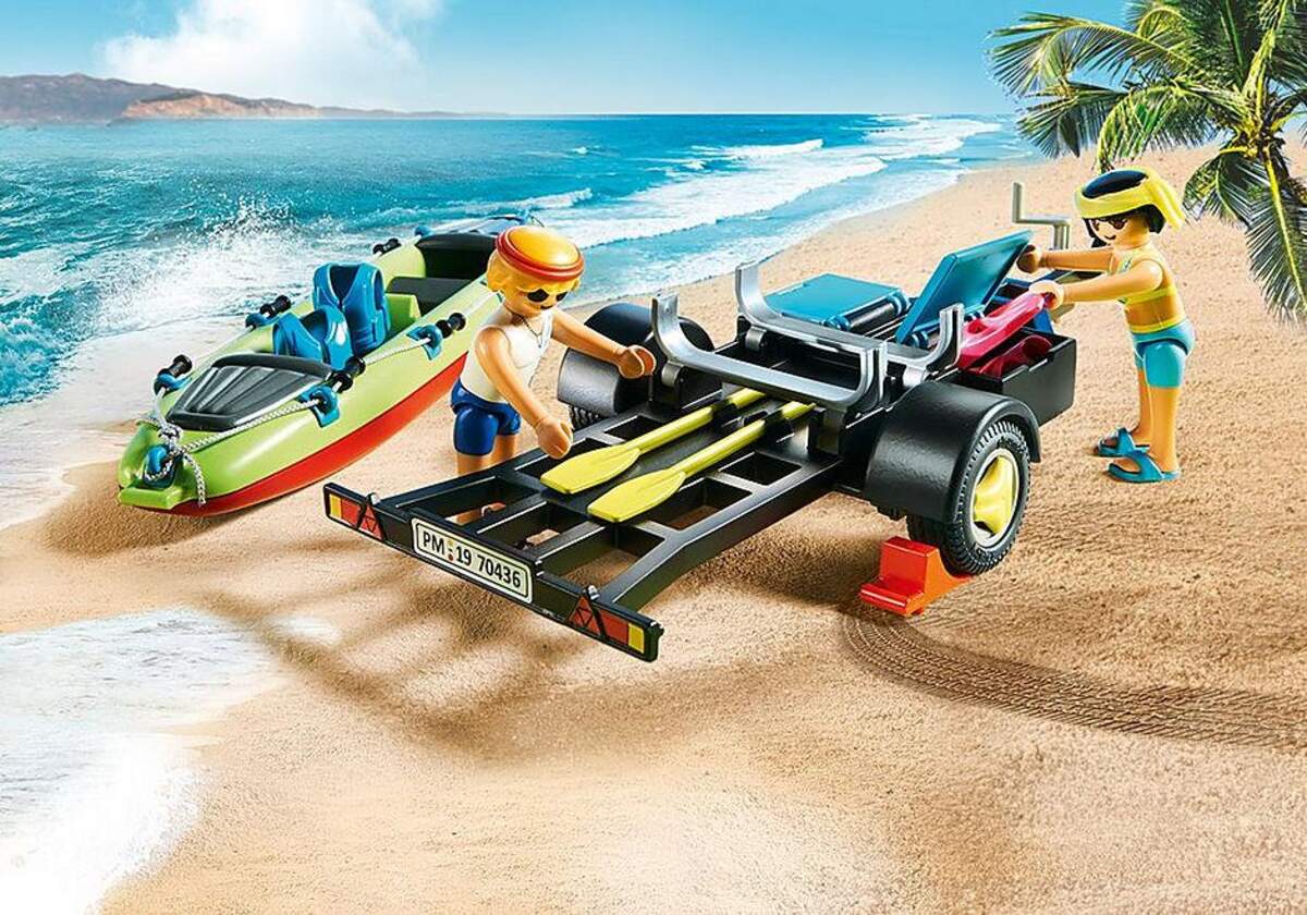 PLAYMOBIL® 70436 Family Fun Strandauto mit Kanuanhänger
