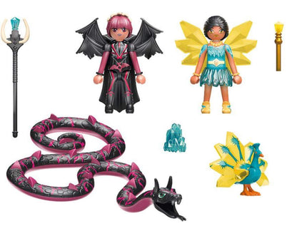PLAYMOBIL® 70803 Adventures of Ayuma - Crystal Fairy und Bat Fairy mit Seelentieren
